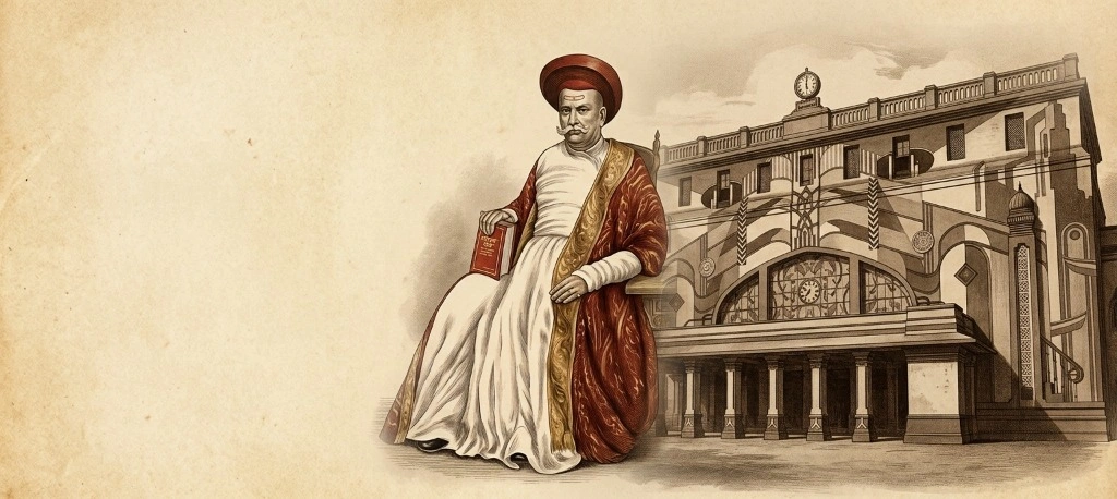 Jagannath Shankarshet and Mumbai Central historical illustration