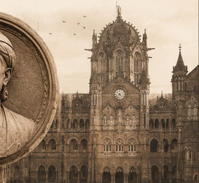 CSMT Boribunder station facade background