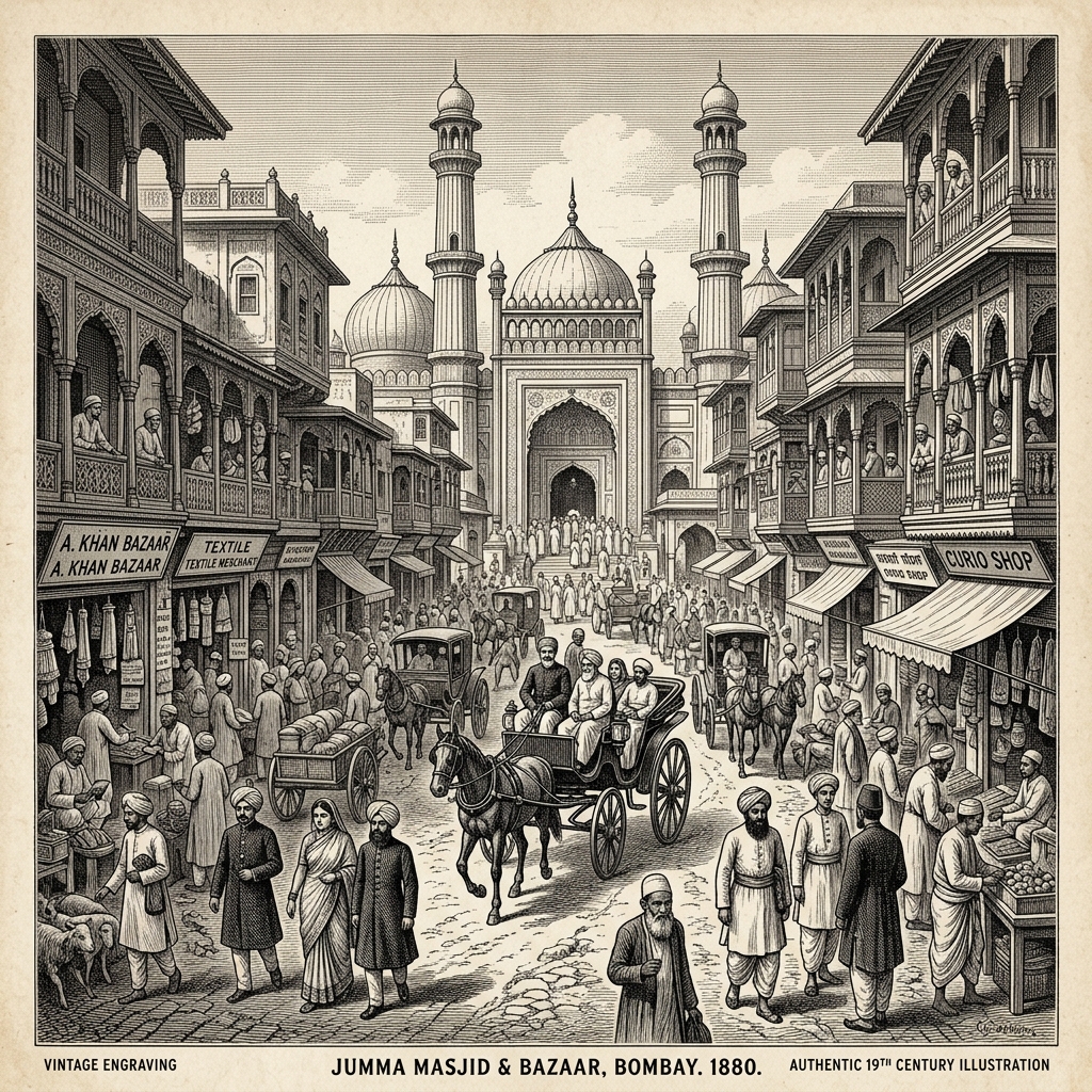 JUMMA MASJID AREA, BOMBAY